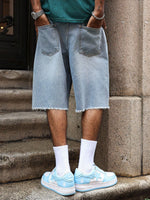 Streetrush Shorts en jean ample - Vignette | URBAÏA 