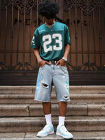 Streetrush Shorts en jean ample - Vignette | URBAÏA 