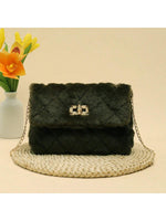 Sac bandoulière en matériau moelleux - Vignette | URBAÏA 