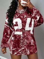 T-shirt ample à manches longues - Vignette | URBAÏA 