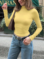 T-shirt à manches longues col - Vignette | URBAÏA 